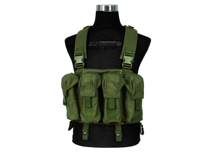 Emproda Heavy Duty OD Green Chest Rig For Training, Hunting, Airsoft Operations
