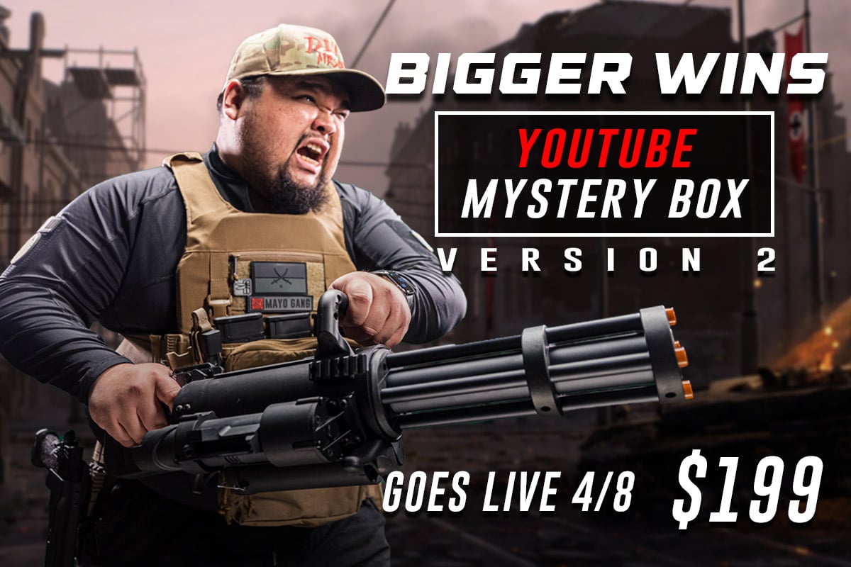 BIGGER WINS YouTube Unboxing Airsoft Mystery Box V2 ( Only 200 Boxes )