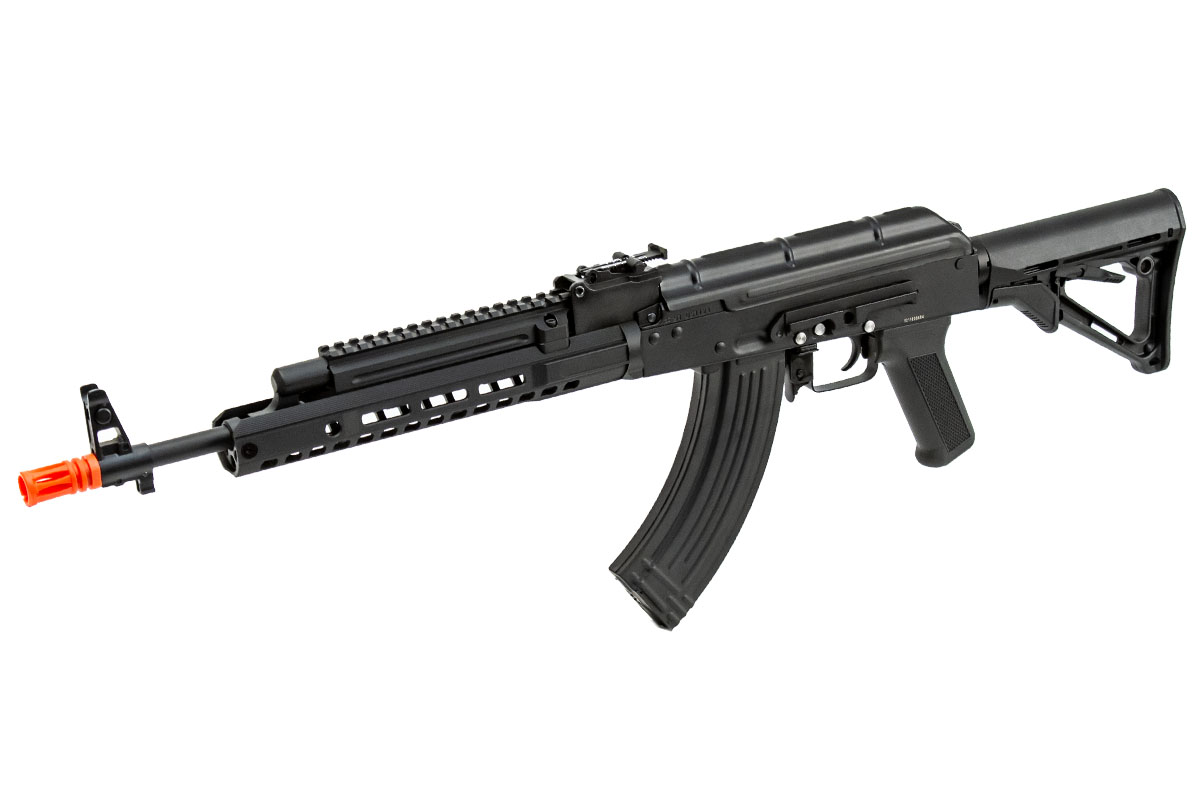 Double Bell AK47 Tactical MLOK Airsoft AEG Rifle ( Black )