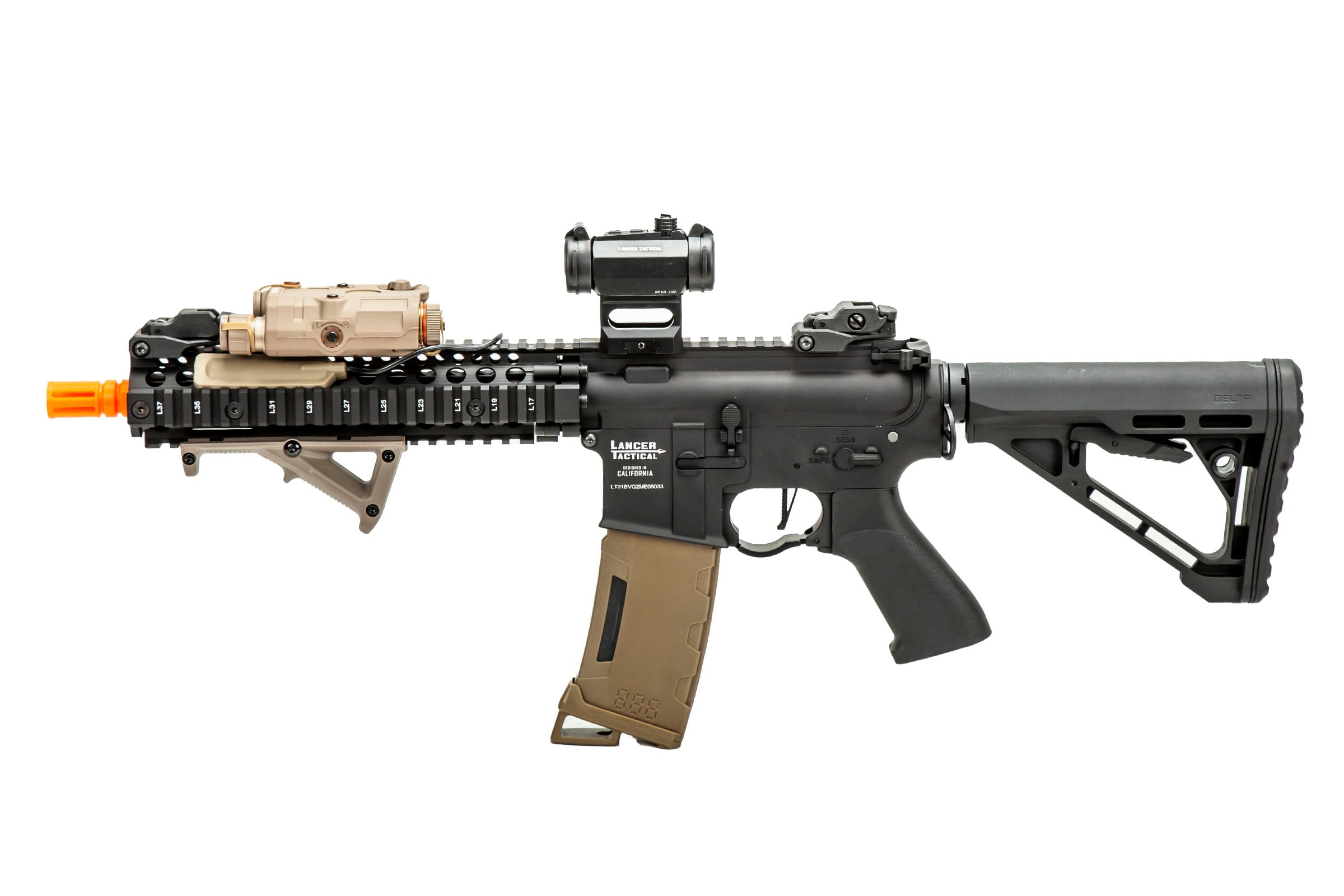 Lancer Tactical Proline ETU MK18 Full Metal Airsoft AEG Rifle Field