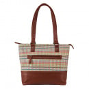 VISM Concealed Carry Woven Tote (Brown)