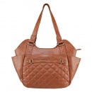 VISM Concealed Carry Quilted Hobo (Brown/Large)