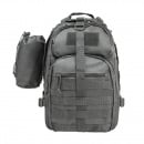VISM Sling Backpack Pack/Water Bottle Pouch (Gray)