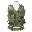 VISM Tactical Vest (Woodland Camo/M - XXL)