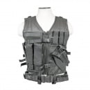 VISM Tactical Crossdraw Vest (Gray/XL - XXL)