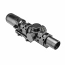 NcSTAR 1-6x24mm Shooter Series Scope & SPR Mount Combo/LPV Reticle (Black)
