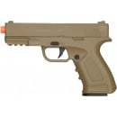 UK Arms Spring Compact Metal Airsoft Training Pistol (Tan)