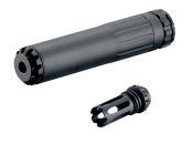 Mayo Gang MGC4 MK3 Full Metal QD Mock Suppressor w/ Flash Hider (Black)
