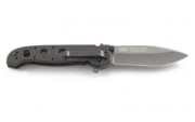 CRKT M21 G10 Folder 3.8" Spear Flipper Folding Knife (Black)