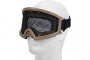 Emerson Industries Tactical Gear Steel Mesh Goggles w/ Visor (Tan)