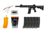 Shooter Ready Package #1 Ft. Lancer Tactical Gen3 LT-15B AEG Airsoft Rifle (Black)