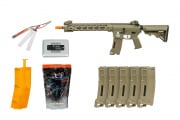 Shooter Ready Package #2 Ft. Lancer Tactical Gen3 LT-25T AEG Airsoft Rifle (Tan)
