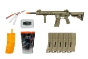 Shooter Ready Package #4 ft. Lancer Tactical Gen3 LT-12T AEG Airsoft Rifle (Tan)