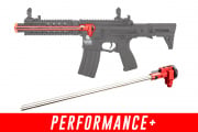 Lancer Tactical LT-15SBDL-G2 Gen 2 AEG Rifle w/ PDW Stock and Short Silencer Performance + (Black)
