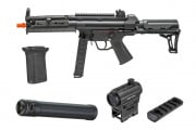 ACW Specter Airsoft SMG AEG Airsoft Rifle Field Ready Combo (Black)