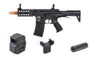 Classic Army Skirmish ECS AR4 SBR Light AEG Airsoft Rifle Field Ready Combo (Black)