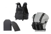 Modular Loadout Quick Release Large Plate Carrier Combo (Black)