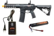 Lancer Tactical Gen 4 Valiant CQB M4 AEG Airsoft Rifle Battery & Charger Combo