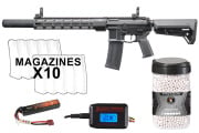 Mayo Gang MGC4 MK3 12" Full Metal M4 AEG Full Set Combo (Black)