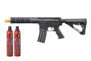 Classic Army MWS CSR 10" GBBR Gas Blowback Airsoft Rifle Gas Combo (Black)