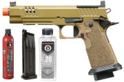 Zion Arms ZA11 MOD 1 Hi-Capa Full-Metal GBB Pistol Starter Pack (Tan)