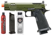 Zion Arms ZA11 MOD 1 Hi-Capa Full-Metal GBB Pistol Starter Pack (OD Green)