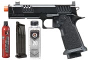 Zion Arms ZA11 MOD 2 Hi-Capa Full-Metal GBB Pistol Starter Pack (Black)