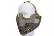 Emerson Tactical Metal Mesh Mask w/ Ear Protection (Woodland)