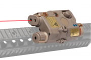 Tac 9 Industries PEQ-15 LA5 L.E.D. White Light + Red Laser w/IR Lens (FDE)