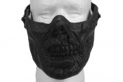 Emerson Half Face Zombie Skull Mask (Black)