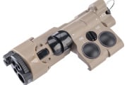 ACW 220 Lumens Offset Modular Airsoft Flashlight Laser and IR Combo (Dark Earth)