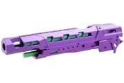 ACW CNC EX01 Slide & Frame Kit For TM GBB Hi-Capa Pistols (Purple/Green)