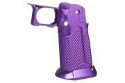 ACW CNC Aluminum Type 10 Grip for Tokyo Marui Hi-Capa GBB Airsoft Pistols (Purple)