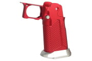 ACW CNC Aluminum Type 10 Grip for Tokyo Marui Hi-Capa GBB Airsoft Pistols (Red)