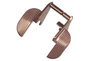 ACW Stainless Steel Extra Wide Ambi Thumb Safety For TM Hi-Capa GBB Airsoft Pistols (Brown)