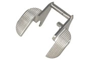 ACW Stainless Steel Extra Wide Ambi Thumb Safety For TM Hi-Capa GBB Airsoft Pistols (Silver)