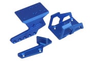 ACW Exoskeleton Optic Mount w/ Thumb Rest For Hi-Capa GBB Airsoft Pistols (Blue)
