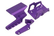 ACW Exoskeleton Optic Mount w/ Thumb Rest For Hi-Capa GBB Airsoft Pistols (Purple)
