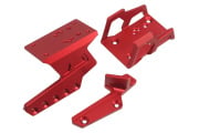 ACW Exoskeleton Optic Mount w/ Thumb Rest For Hi-Capa GBB Airsoft Pistols (Red)