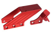 ACW Infinity Optic Mount With Thumb Rest For Hi-Capa GBB Airsoft Pistols (Red)