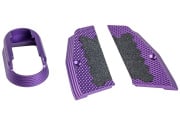 Aluminum Short Grip Panels with Magwell for ASG CZ Shadow 2 (Purple)