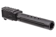 ACW Aluminum Ported Outer Barrel for TM G19 Gen3 GBB Airsoft Pistols (Black)