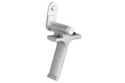 ACW Flat Blade Trigger for M17/M18/P320 GBB Airsoft Pistols (Silver)