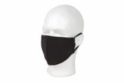 LC REUSABLE FACE MASK WITH FILTER POCKET (BLACK)