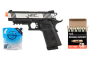 HFC HG-171 Tactical 1911 CO2 Blowback Pistol CO2 Combo (Black/Silver)