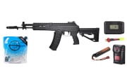 LCT Airsoft LCK12 Assault Airsoft AEG Rifle Battery & Charger Combo