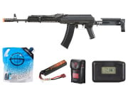 LCT ZK Series AK-74M AEG Airsoft Rifle Battery & Charger Combo
