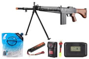 S&T Type 64 Full Metal AEG Airsoft Rifle Battery & Charger Combo