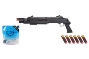 BO Manufacture FABARM STF12 Short 11" Pump Action Spring Shotgun Shell Combo (Black)