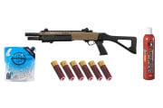 BO Manufacture FABARM STF12 Short 33" Pump Action Gas Shotgun Green Gas/Shell Combo (Tan)